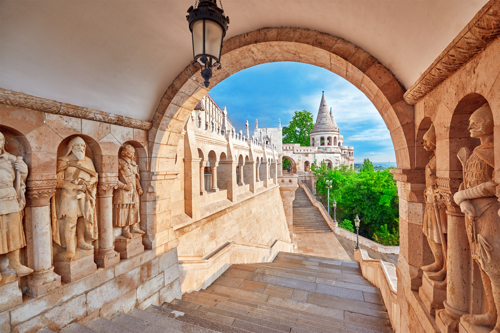 Buda Castle on Castle Hill in Budapest